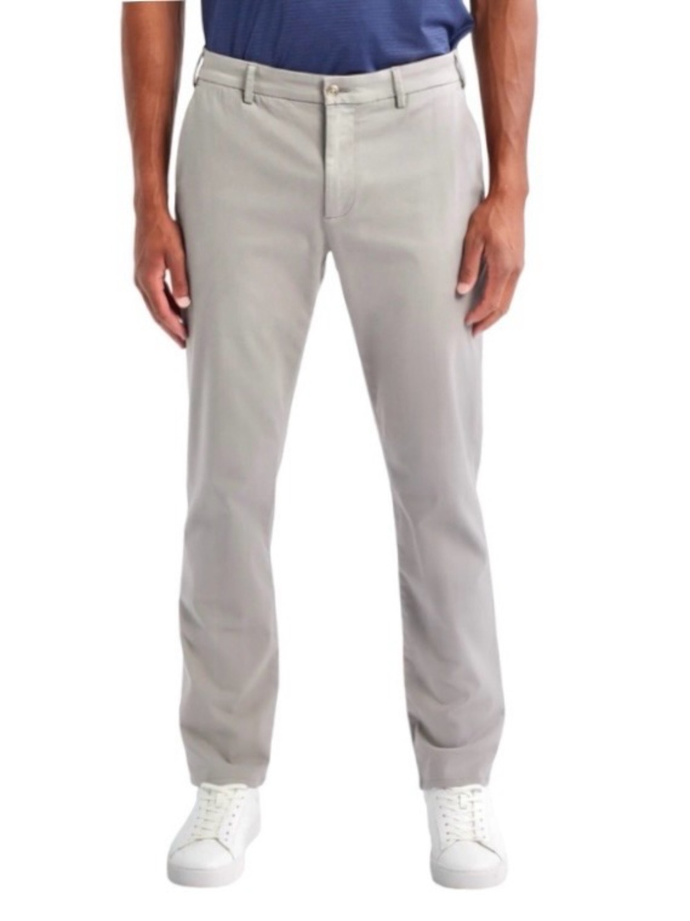 Peter Millar Signature Sateen Performance 5-Pocket Pants Mens 34/32 Stone Khaki